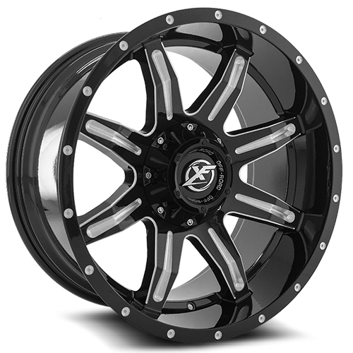 XF Offroad XF-215 Gloss Black Milled Photo